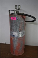 Vintage Metal Fire Extinguisher