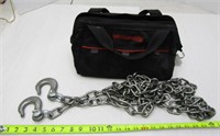 12Ft Tow Chain w/Hooks In Bag