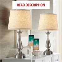 GyroVu Lamp  3-Way Dimmable  USB  Silver