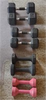 Various Dumbbells (5 LBS - 25 LBS)