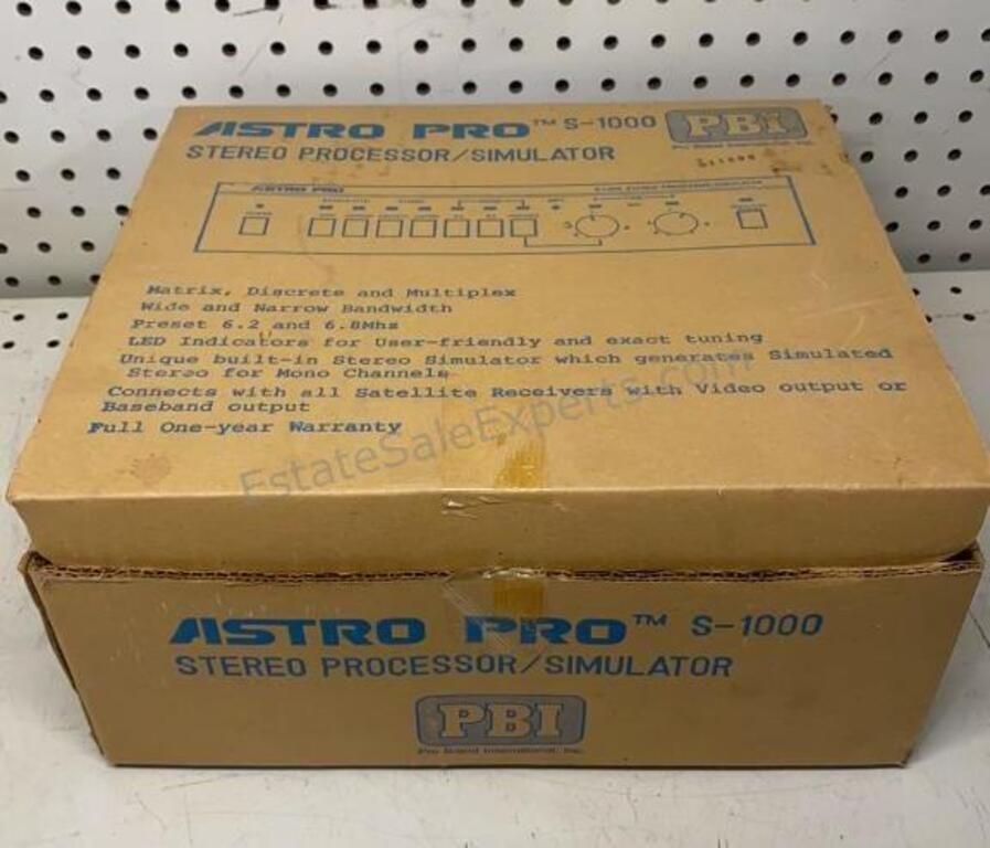 Astro Pro S-1000 Stereo Processor Simulator