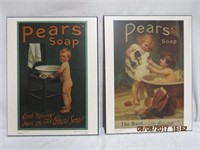 2 Pears Soap hard posters 13.5 X 17.5"