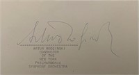 New York Philharmonic Conductor Arthur Rodzinski O