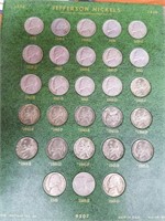 Collection of Jefferson Nickels inc. War Nickels