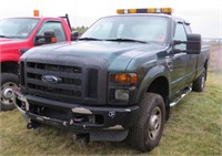 2008 Ford F250 4WD Green 84892 miles