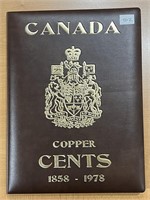 Canada Copper Cents Booklet (1858-1978)
