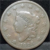 1824 US Large Cent