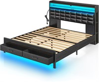 Bed Frame Full Size with Storage