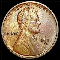 1911-D Wheat Cent NEARLY UNCIRCULATED