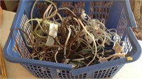 Basket of extension cords