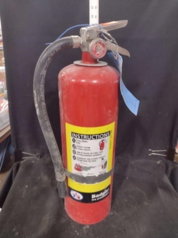 Badger Dry Chem Fire Extinguisher