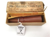 Hoosier Crow Call w/ Box & Pamphlet