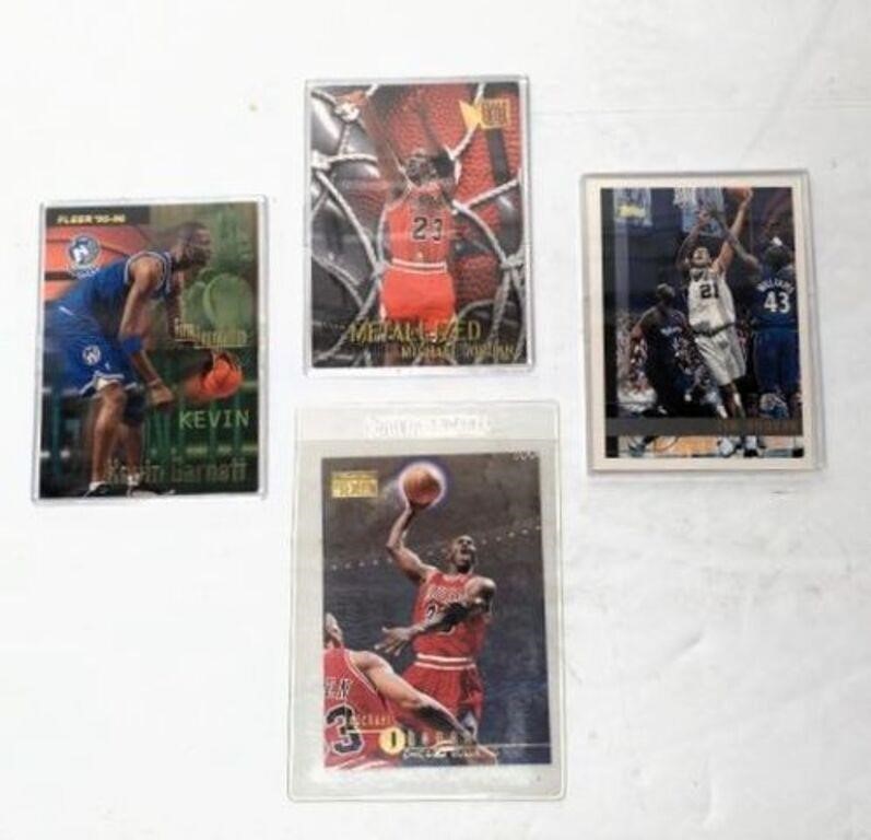 Cased Basketball Cards Lot of 4