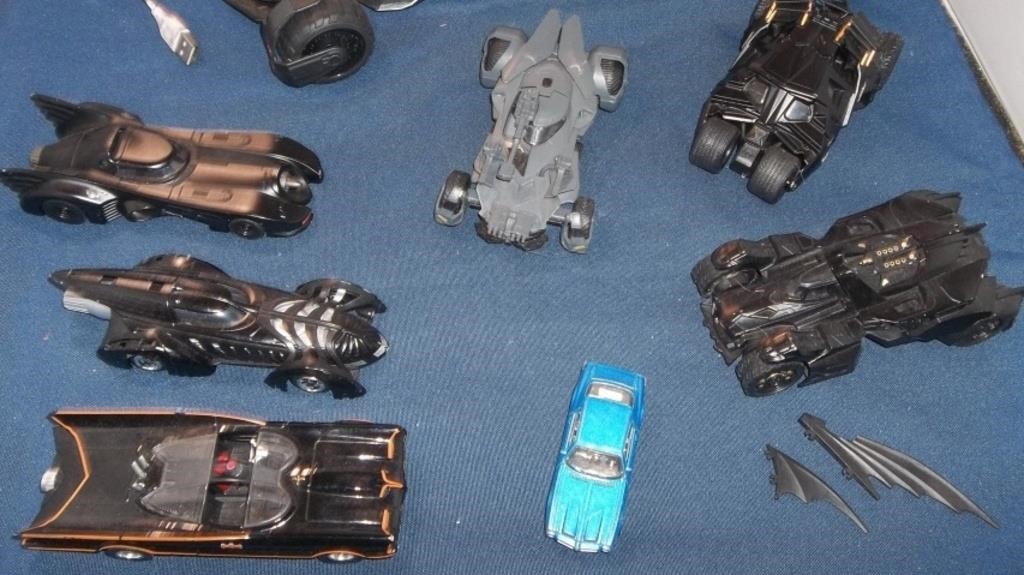 Collection of Batman Die cast Cars