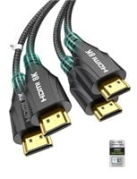 NEW $30 2PK 10FT 8K High Speed Braided HDMI Cable