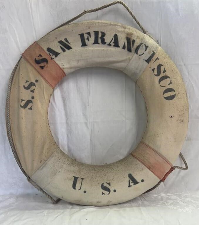 S. S. San Francisco VTG Life Ring
has some