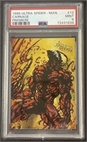 1995 Ultra Spider-Man #12 Carnage PSA 9! Card