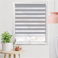 KELIXU Cordless Zebra Blinds 22x72''  White