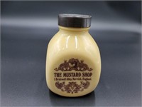 The mustard shop, ENG.-Tan/Brown Mustard Jar