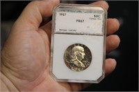 A Graded Franklin Half Dollar