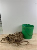 Rope with bucket