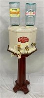 LASHS 2 BOTTLE DISPENSER W/ PEDESTAL BASE 16X26