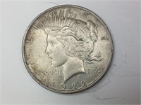 1922 US Silver Peace Dollar