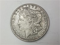 1921 US Silver Morgan Dollar