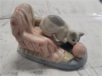 Ceramic Handmade Cat Figurine