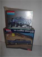 '59 Cadillac & '70 Cuda Model kits