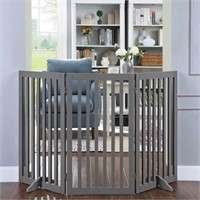 Unipaws Large Free Standing Dog Gate, Extra Tall