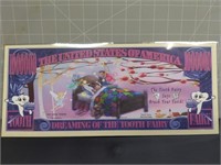 Tooth fairy banknote