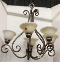 Bronze Colored Metal Light Fixture