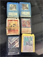 Assorted lot of 8 Tracks