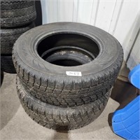2- 225/65R16 Winter Tires 80% Tread