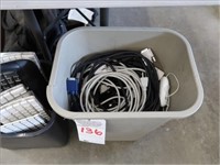 LOT, ASSORTED PC CORDS