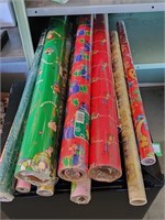 Lot of Vintage Christmas Wrapping Paper Toy Story+