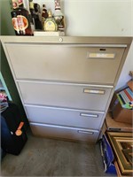 Large 4 Drawer File Cabinet 55"x38"x20"