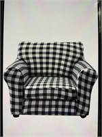 Luxury black and white sofa one piece