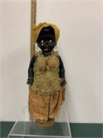 ANTIQUE BLACK AMERICANA MAMMY DOLL AS FOUND