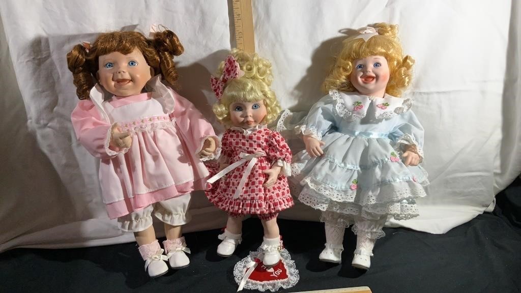 Porcelain Dolls (3), Hippersteel, Kingstate, Bys
