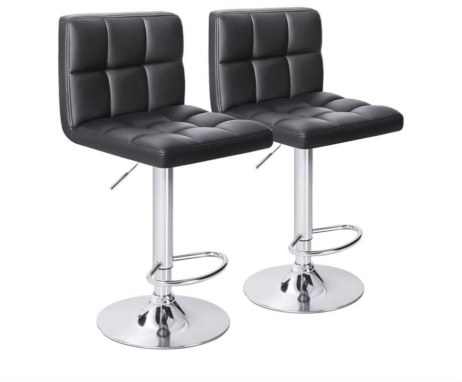 Homall Bar Stools Modern PU Leather Adjustable