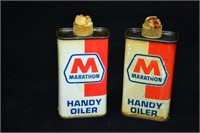 2pcs Marathon Oil 4oz Handy Oiler Cans