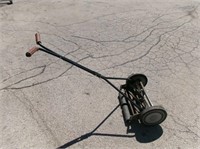 Vintage reel mower in operating condiiton