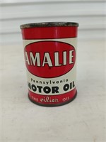 Amalie mini oil can coin Bank