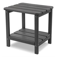 realife Outdoor Adirondack Side Table, Rectangular