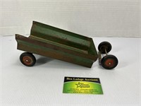 Green Metal Toy Cart