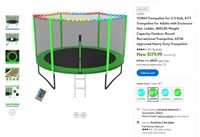 E7742  YORIN Trampoline 8FT for Kids & Adults