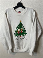 Vintage Two Turtle Ducks Christmas Crewneck