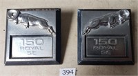 Two Royal 150 SE Badges